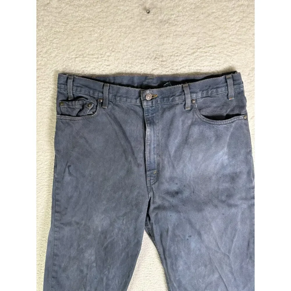 Vintage Levis 540 Jeans Mens 38x30 FITS 36x28 Blue Made USA Distressed THRASHED